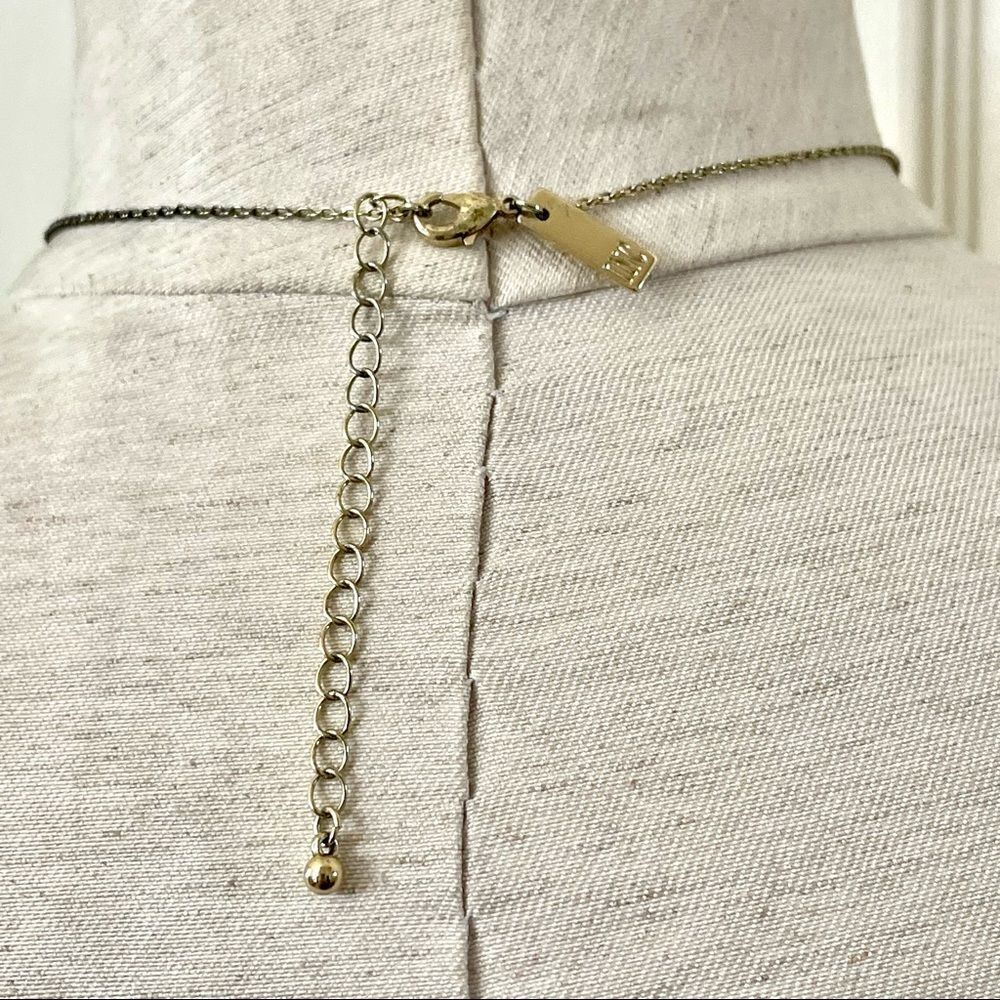 INC gold tone charm necklace - Picture 14 of 15